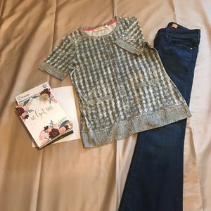 Pilcro & Letterpress Dark wash jeans